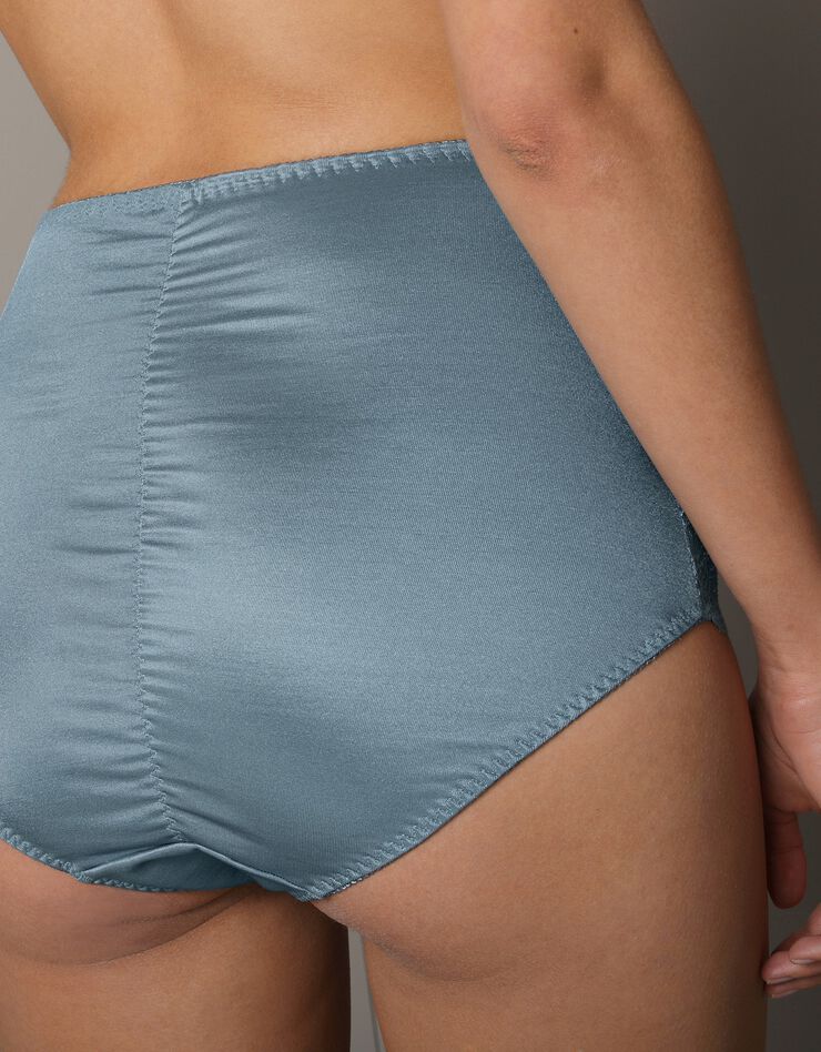 Gainette maille satinée et dentelle Salford - lot de 2 (bleu + ardoise) Gainette maille satinée et dentelle Salford - lot de 2 (bleu + ardoise)