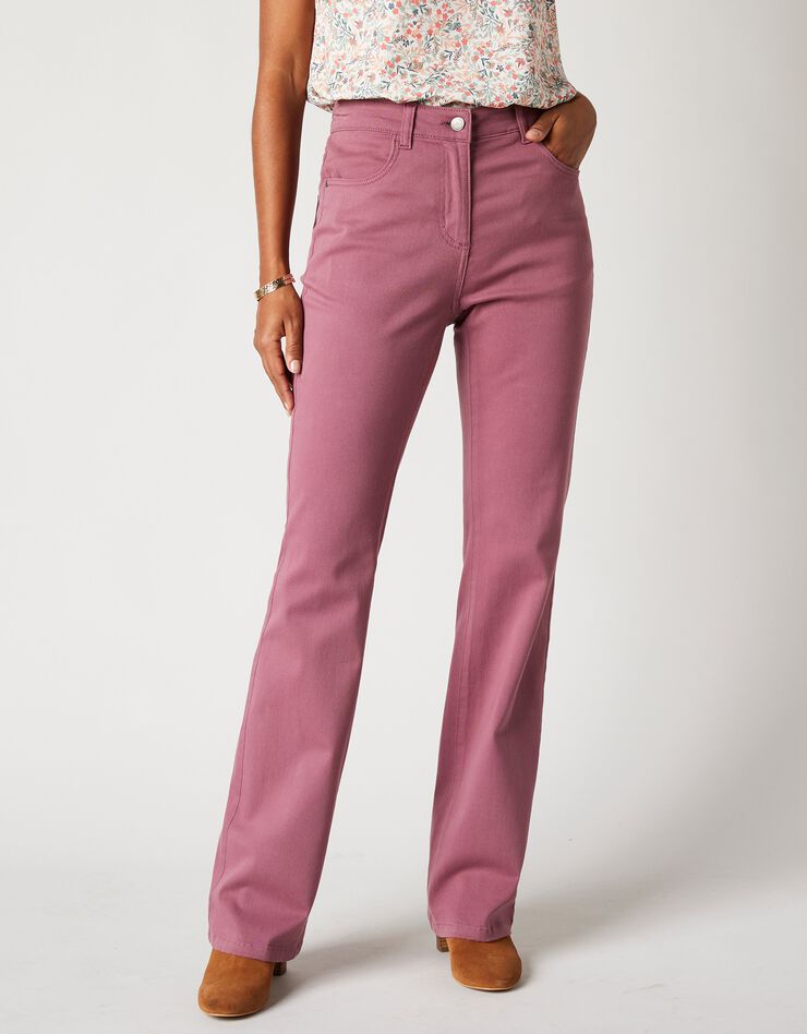 Pantalon bootcut, twill stretch (violine) Pantalon bootcut, twill stretch (violine)