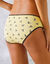 Culotte coton forme midi imprimé motifs "abeilles"assortis – Lot de 4  (noir / jaune)