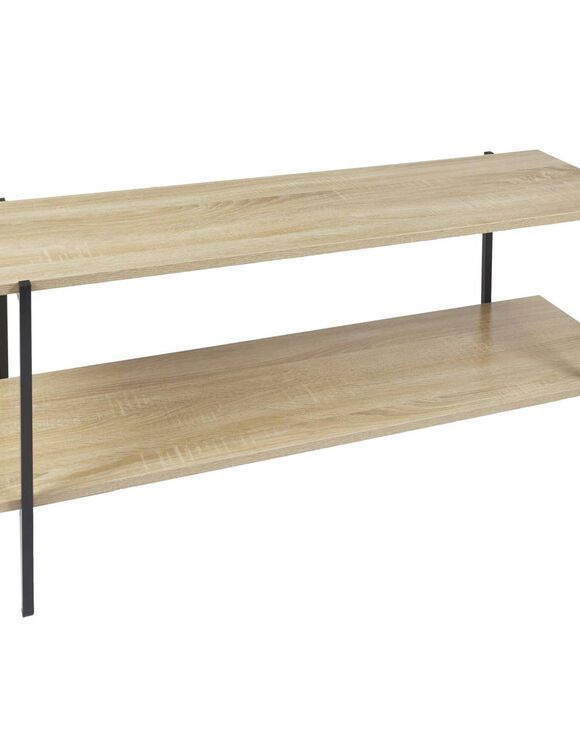 Meuble TV style industriel STOCKIES (naturel)