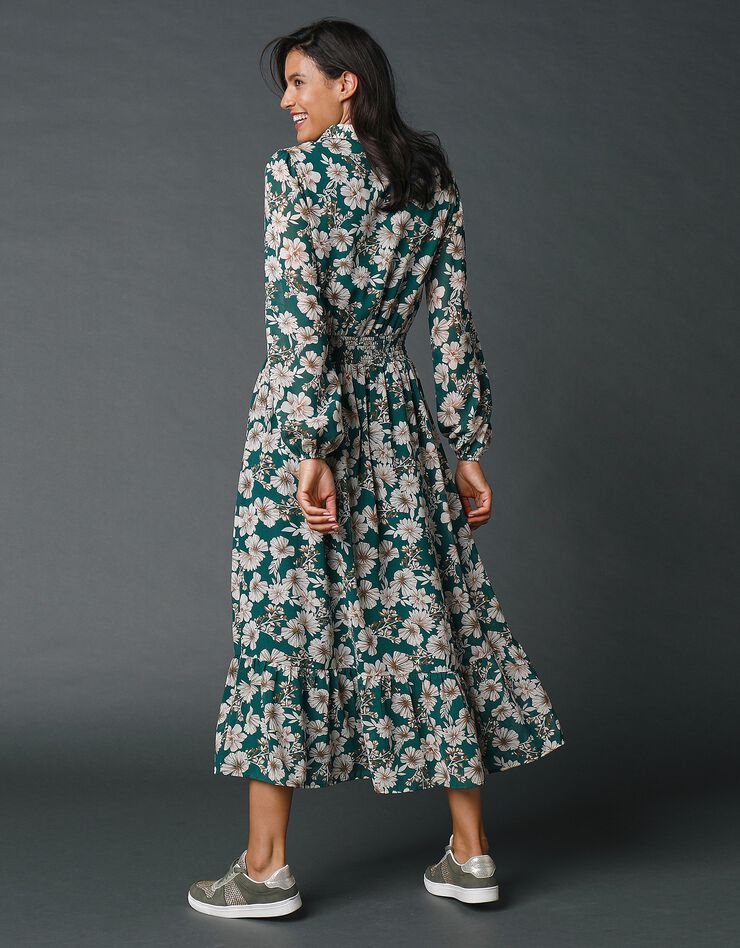 Robe longue imprimée (vert) Robe longue imprimée (vert)