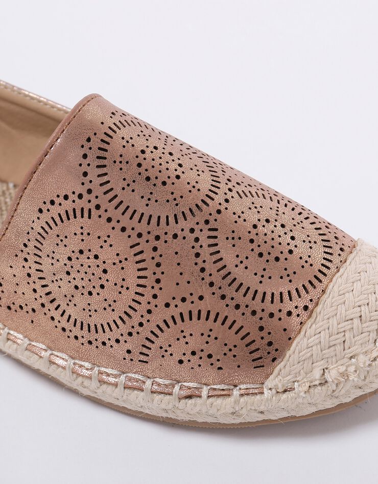 Espadrilles perforées irisées (bronze)