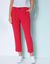Pantalon 7/8ème fuselé fluide (framboise)