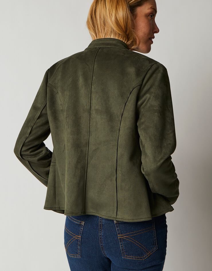 Veste officier suédine (kaki) Veste officier suédine (kaki)