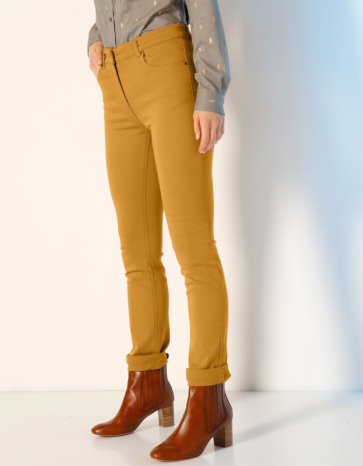 Pantalon droit stretch (safran) Pantalon droit stretch (safran)