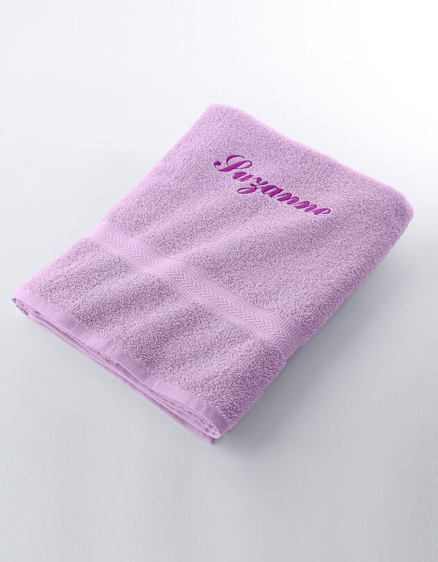 Serviette éponge personnalisable confort moelleux (parme) Serviette éponge personnalisable confort moelleux (parme)