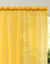 Panneau voile uni finition galon fronceur (jaune)