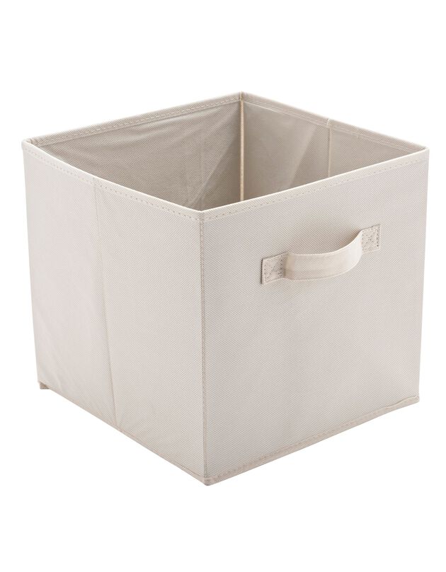 Cube rangement tissu - lots (lin)