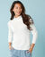 Pull col roulé, Spécial Petites (écru)