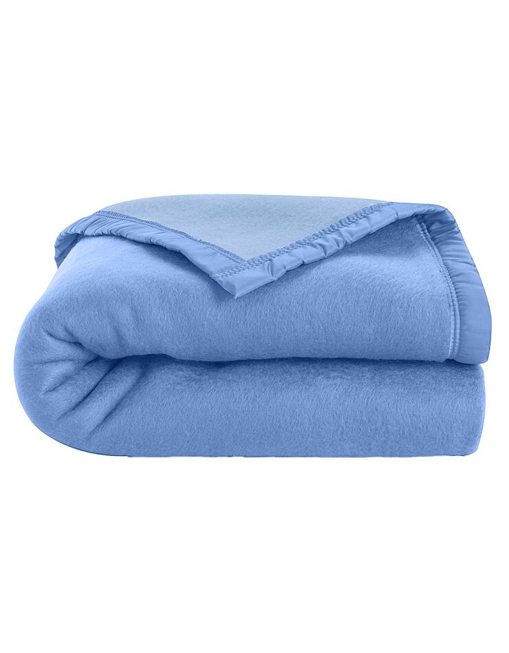 Couverture bicolore (bleu)