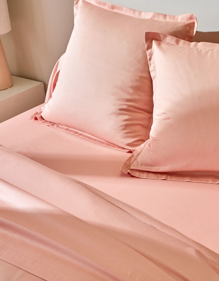 Linge de lit satin uni (rose blush)