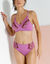 Culotte microfibre tulle brod&eacute; Caminata (violine)