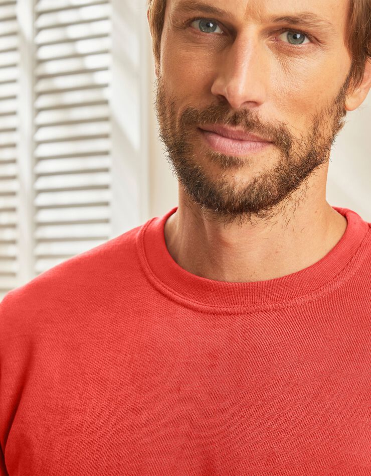 Sweat molleton col rond (orange) Sweat molleton col rond (orange)