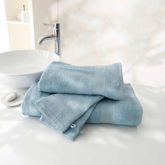 Éponge coton - 350g/m² (bleu)