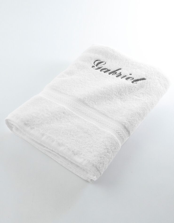 Serviette éponge personnalisable confort moelleux (blanc) Serviette éponge personnalisable confort moelleux (blanc)