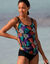 Culotte de bain maxi unie Solaro (noir)