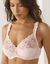 Soutien-gorge brodé microfibre avec armatures Sienne - lot de 2 (blanc + poudre)