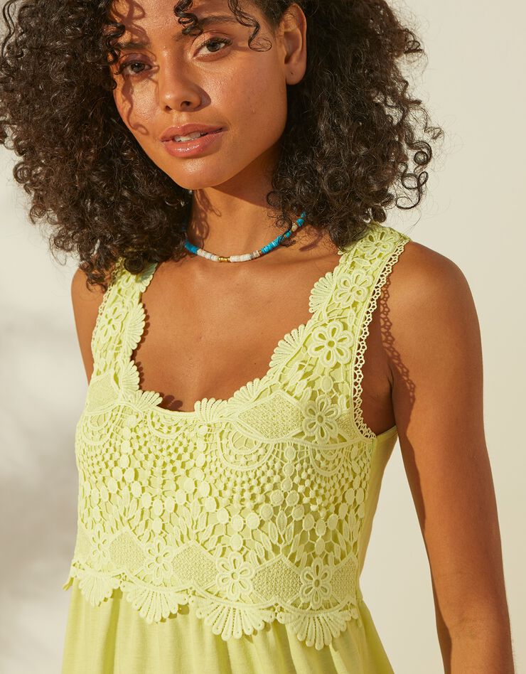Débardeur macramé (anis) Débardeur macramé (anis)
