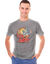T-shirt Tom et Jerry en coton biologique(**) (gris chiné)