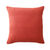 Housse coussin unie coton tissage artisanal - lot de 2 (terracotta)