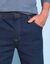 Jean droit stretch élastiqué - entrej. 82 cm (brut)