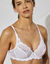 Soutien-gorge emboîtant dentelle "Amourette"- avec armatures (blanc)