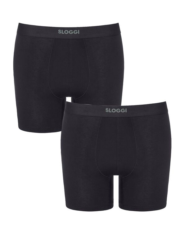 Boxer long Ever Ease SLOGGI® - lot de 2 (noir)