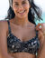 Soutien-gorge de bain minimiseur Cidra – avec armatures Flexible (noir / beige)