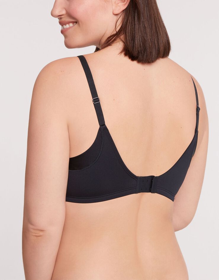 Soutien-gorge foulard coques Just Smooth - sans armatures (noir) Soutien-gorge foulard coques Just Smooth - sans armatures (noir)