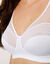 Soutien-gorge minimiseur microfibre et dentelle sans armatures - lot de 2 (blanc)