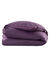 Edredon naturel duvet et plumettes (aubergine)