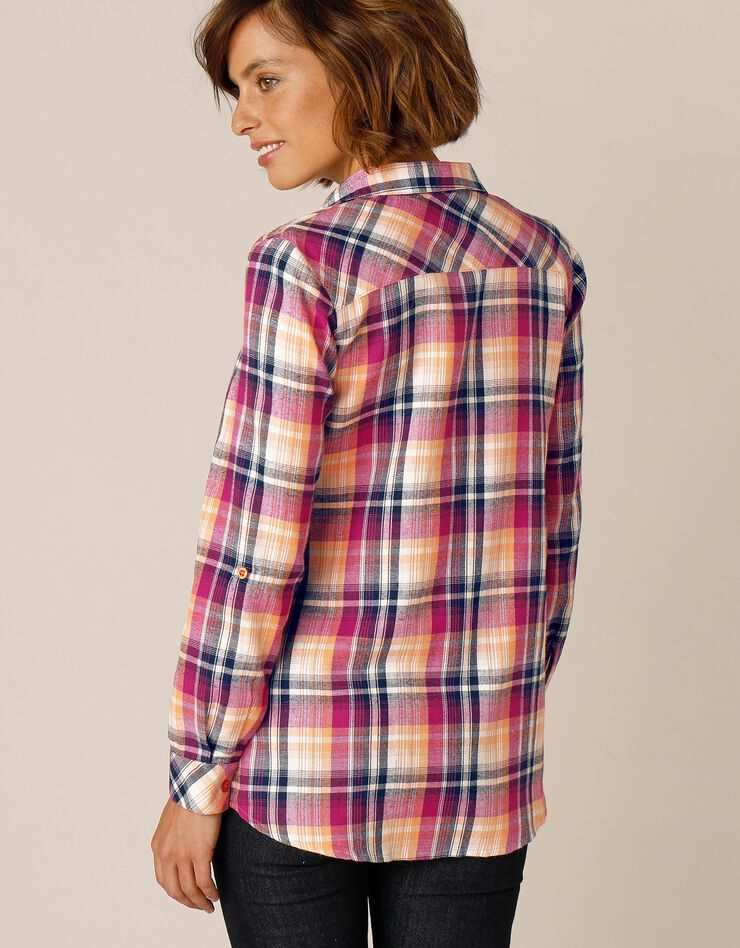 Chemise flanelle à carreaux (terracotta / framboise) Chemise flanelle à carreaux (terracotta / framboise)