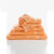 Collection serviettes de bain unies - confort moelleux 420 g/m&sup2; (abricot)
