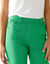 Pantalon stretch coutures affinantes (vert menthe)