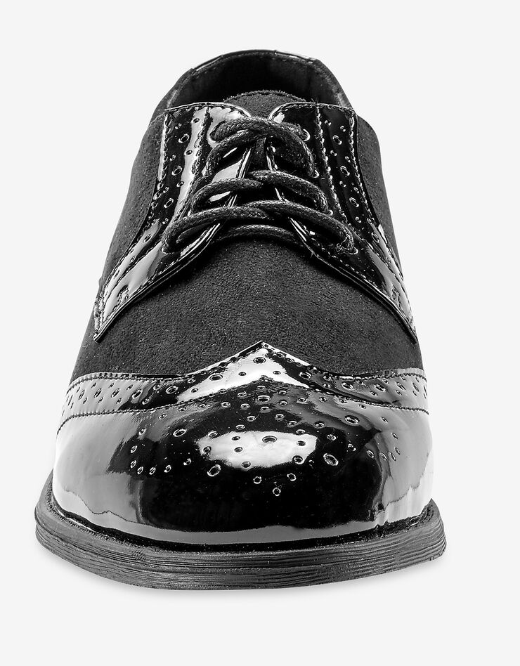 Derbies vernis bi-matière (noir) Derbies vernis bi-matière (noir)