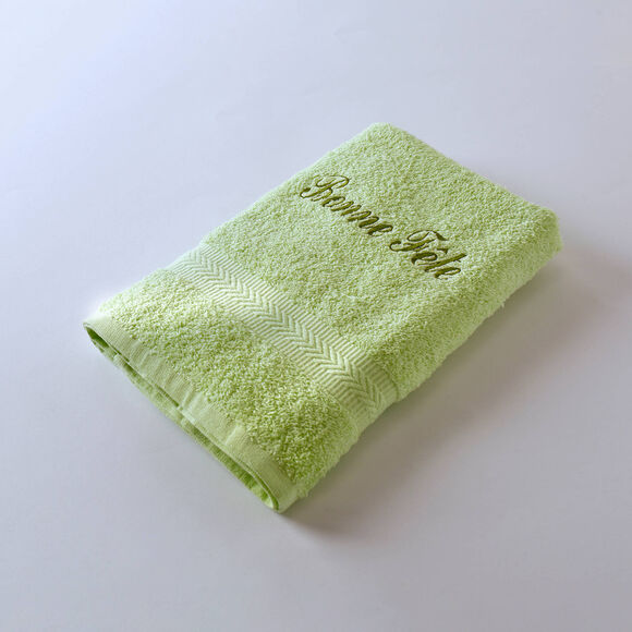 Collection serviettes de bain personnalis&eacute;es - confort moelleux 420 g/m&sup2; (anis)