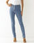Jean coupe fuselée stretch (bleached)