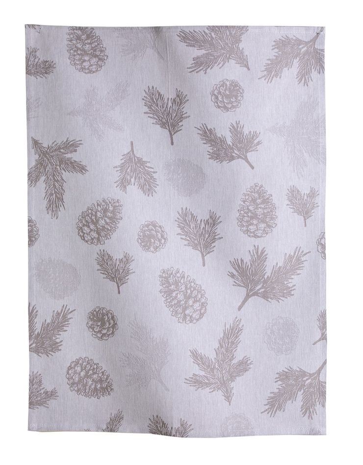 Torchon jacquard de Noël - lot de 3 (rouge / vert)