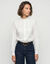 Blouse col dentelle (blanc)