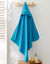 Cape de bain bébé personnalisable (turquoise)