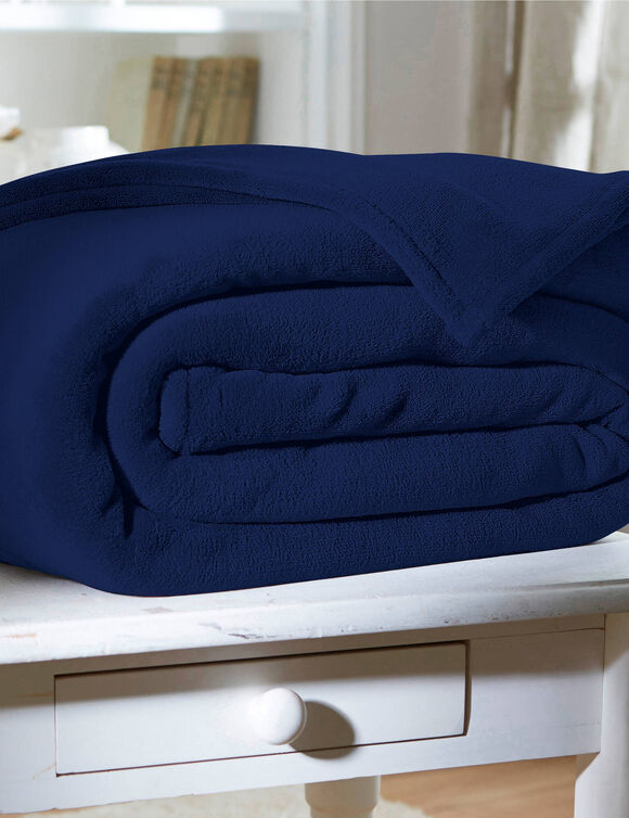 Couverture microfibre (marine)