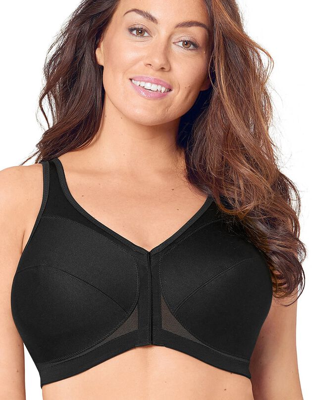 Soutien-gorge ouvert devant spécial dos MagicLift (noir)