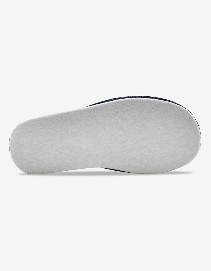Mules homme silencieuses fourrées laine (uni marine) Mules homme silencieuses fourrées laine (uni marine)