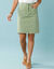 Jupe courte &eacute;vas&eacute;e, Sp&eacute;cial Petites (vert)