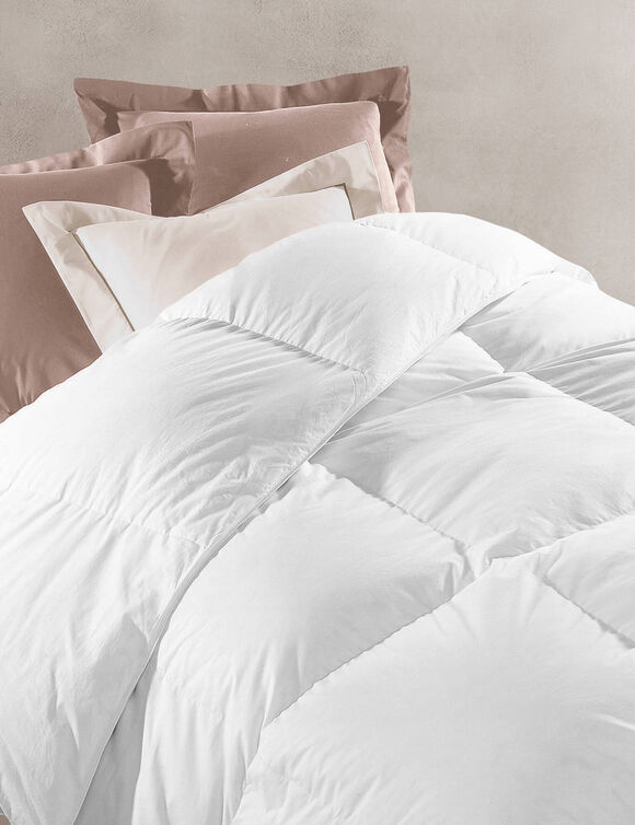 Couette duvet oie blanche prestige chambre temp&eacute;r&eacute;e (blanc)