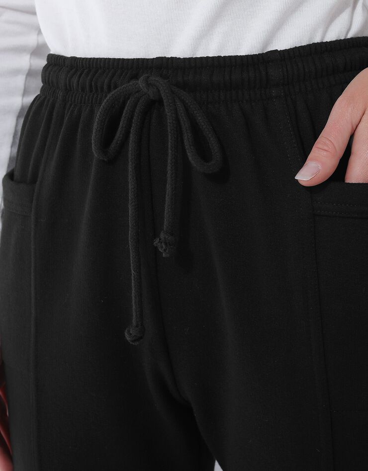 Pantalon jogging, molleton gratté (noir) Pantalon jogging, molleton gratté (noir)