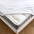 Protège-matelas microfibre imperméable spécial literie articulée (blanc)
