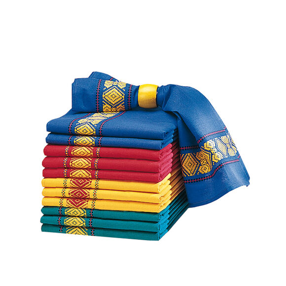 Serviette de table carreaux Landes - lots (landes)