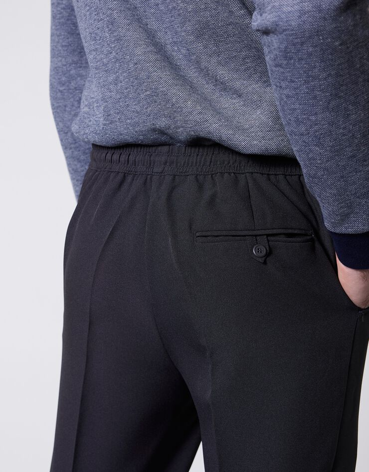 Pantalon confort taille élastiquée (gris)