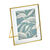 Cadre photo en verre transparent (doré)